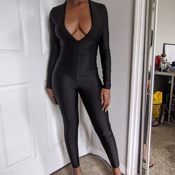 Plunging Jumpsuit | SOLD - Picture 4 of 4
